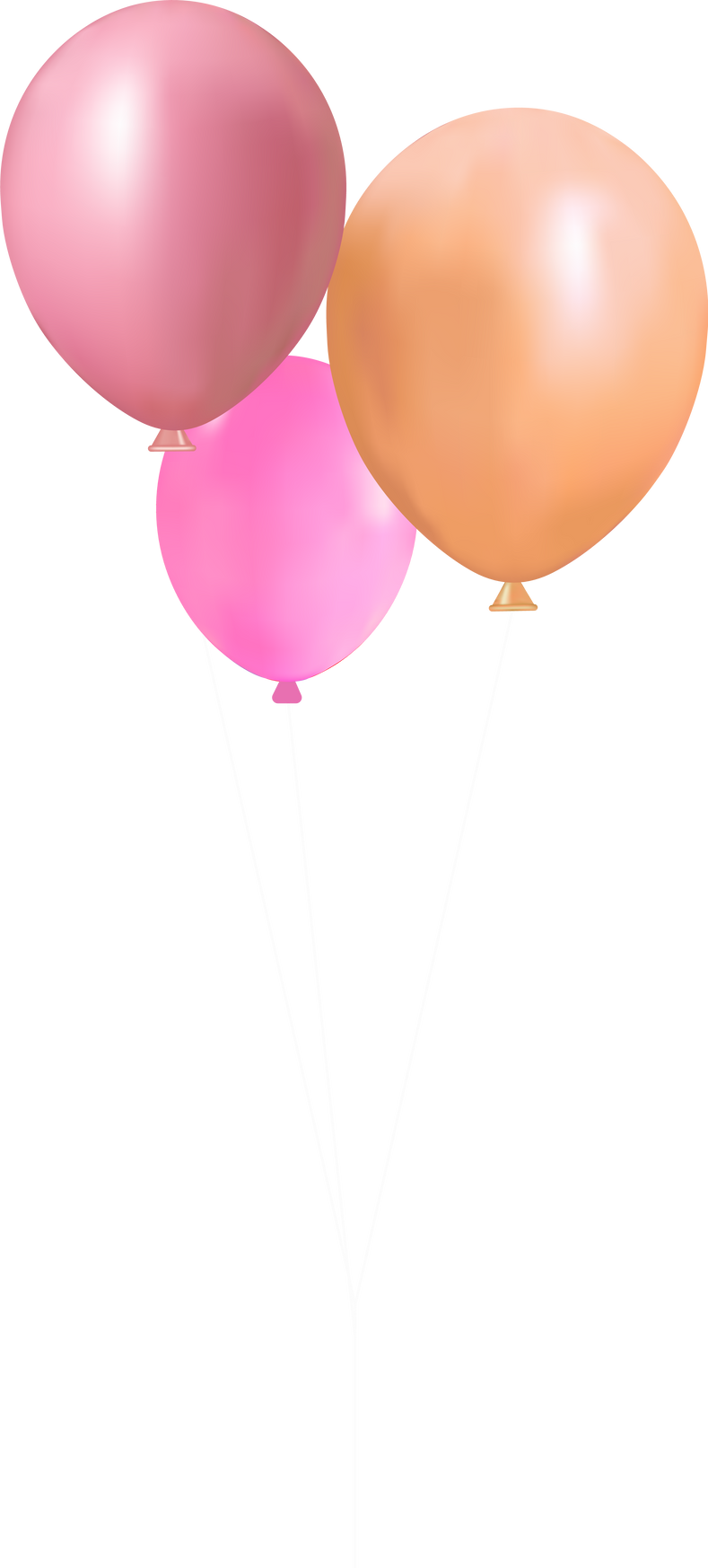 Birthday balloons illustration